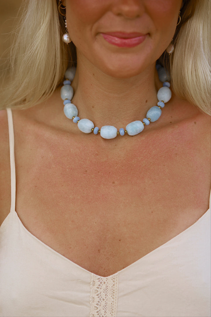 Azure necklace