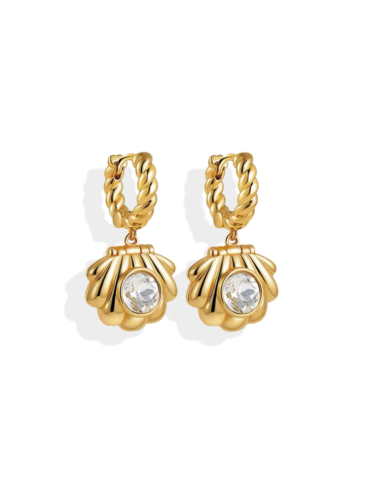 Saltwater scallop earrings  image 0