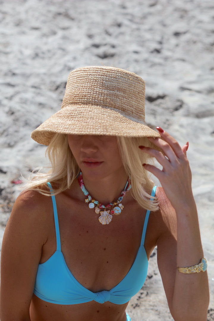 Pre Order - Siena Charm Scarf Necklace