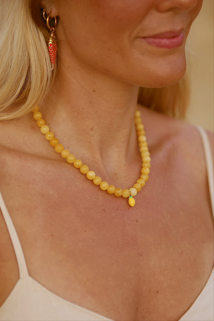 Lemon sorbet necklace