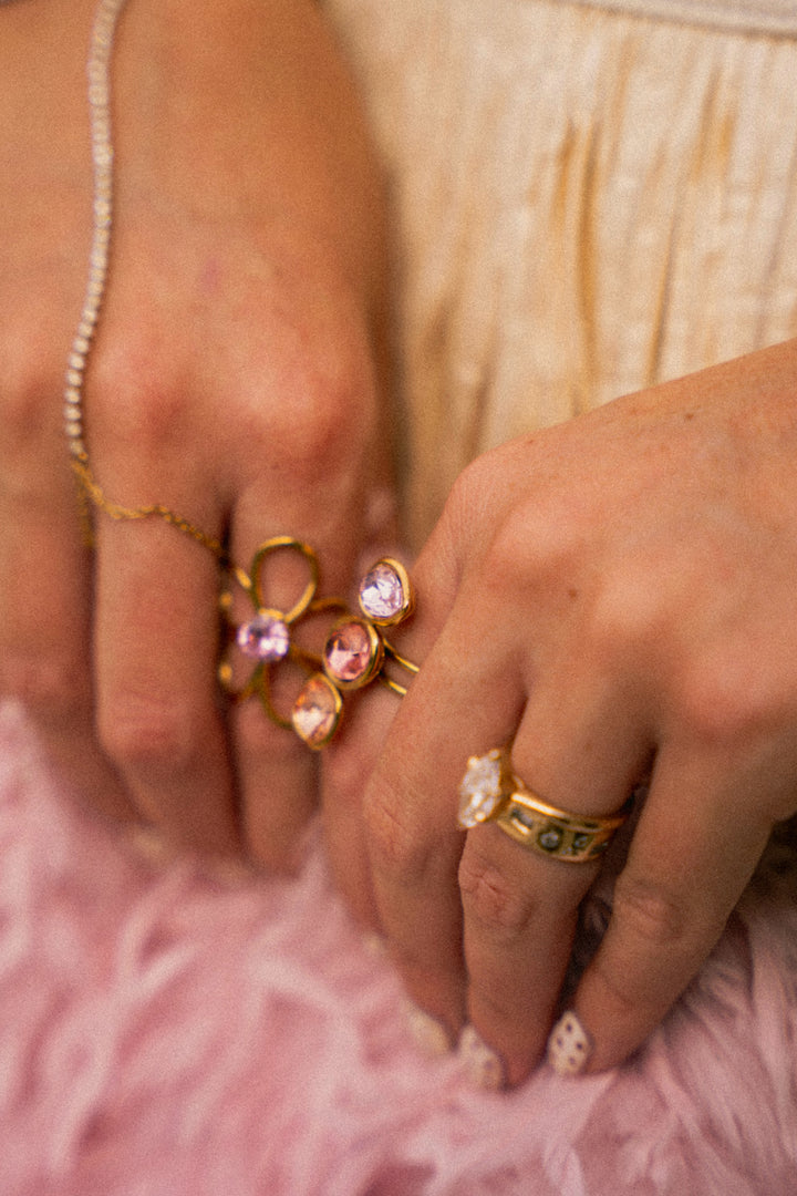 Bloom With Me Ring - Pink