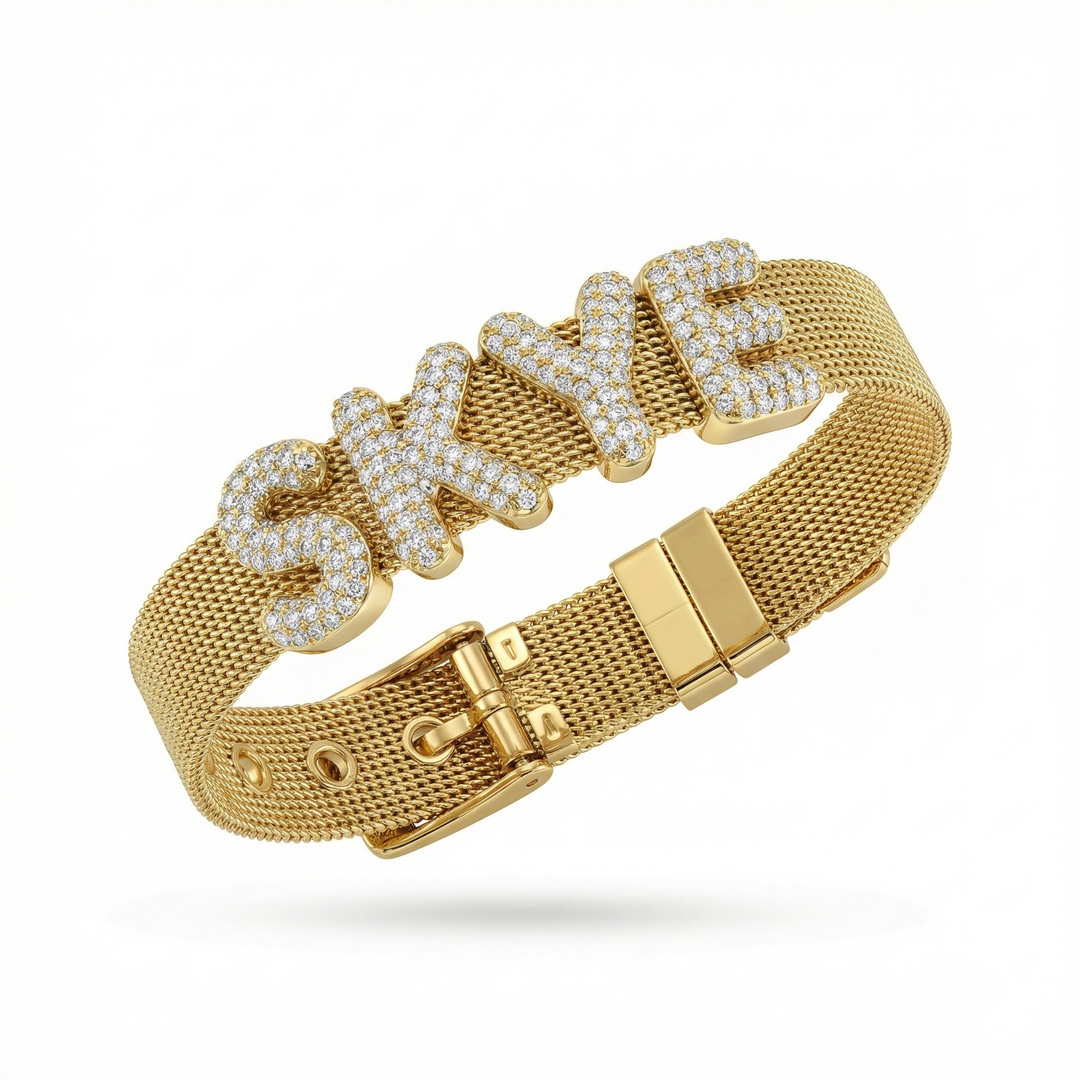 The Icon Bubble Name Bracelet