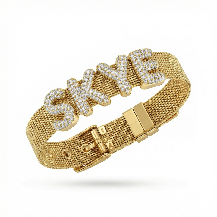 The Icon Bubble Name Bracelet