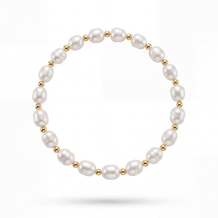Pearl & Gold Anklet