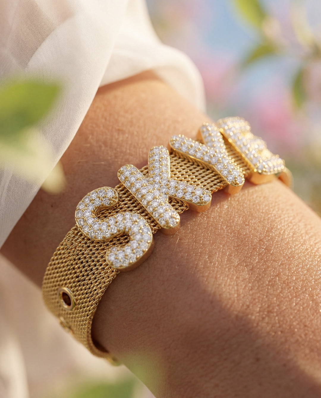 The Icon Bubble Name Bracelet
