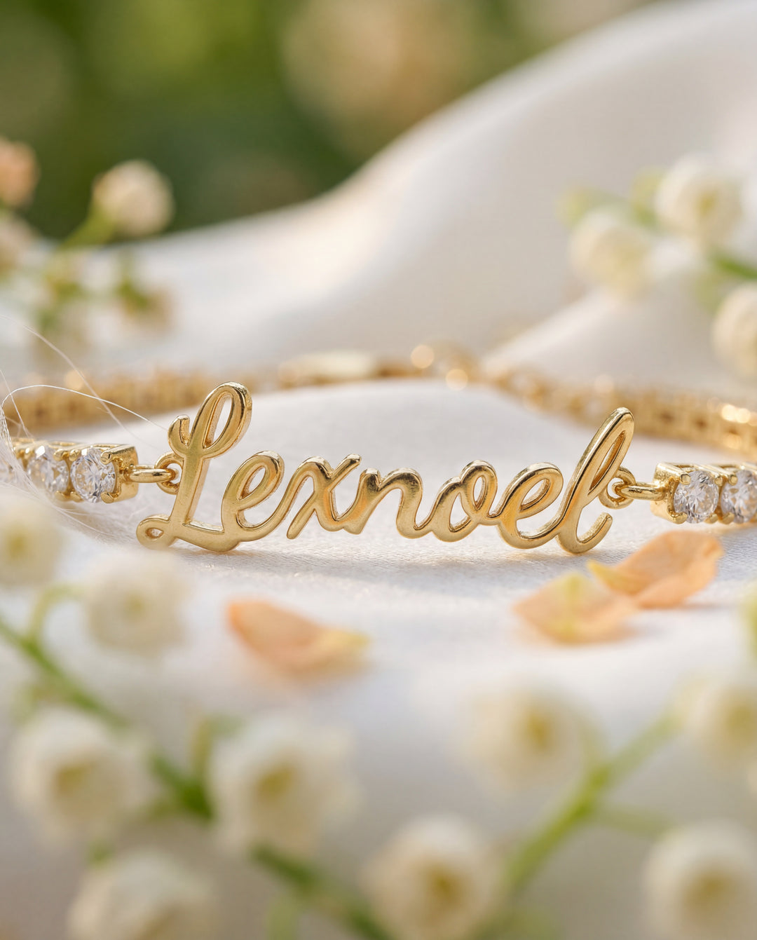 Dainty Name Tennis Bracelet