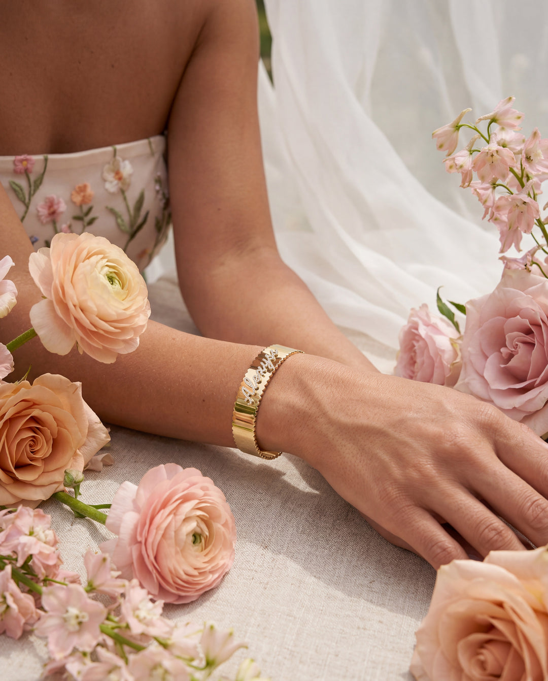 Heirloom Script Cuff