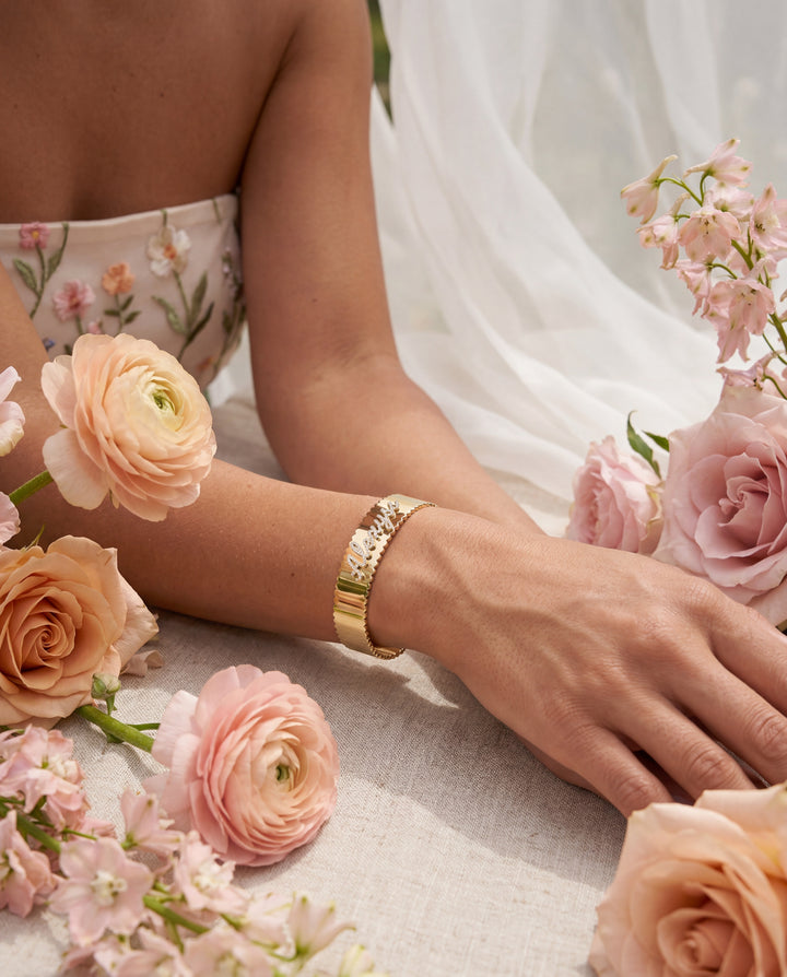 Heirloom Script Cuff