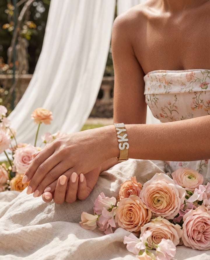 The Icon Bubble Name Bracelet