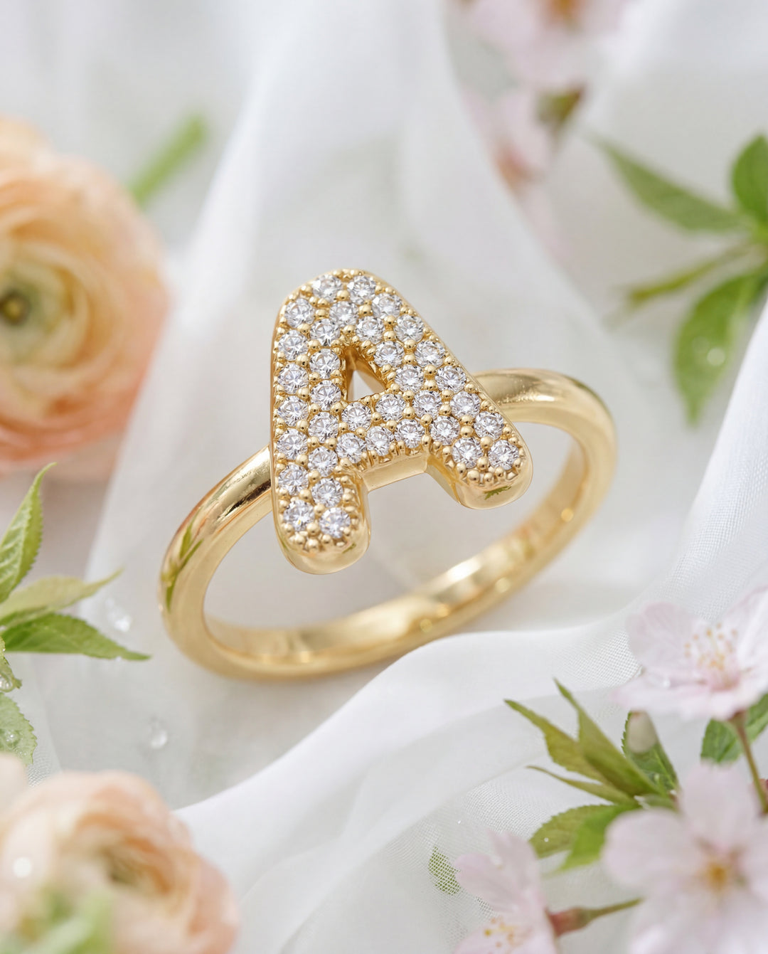 Bubble Letter Ring