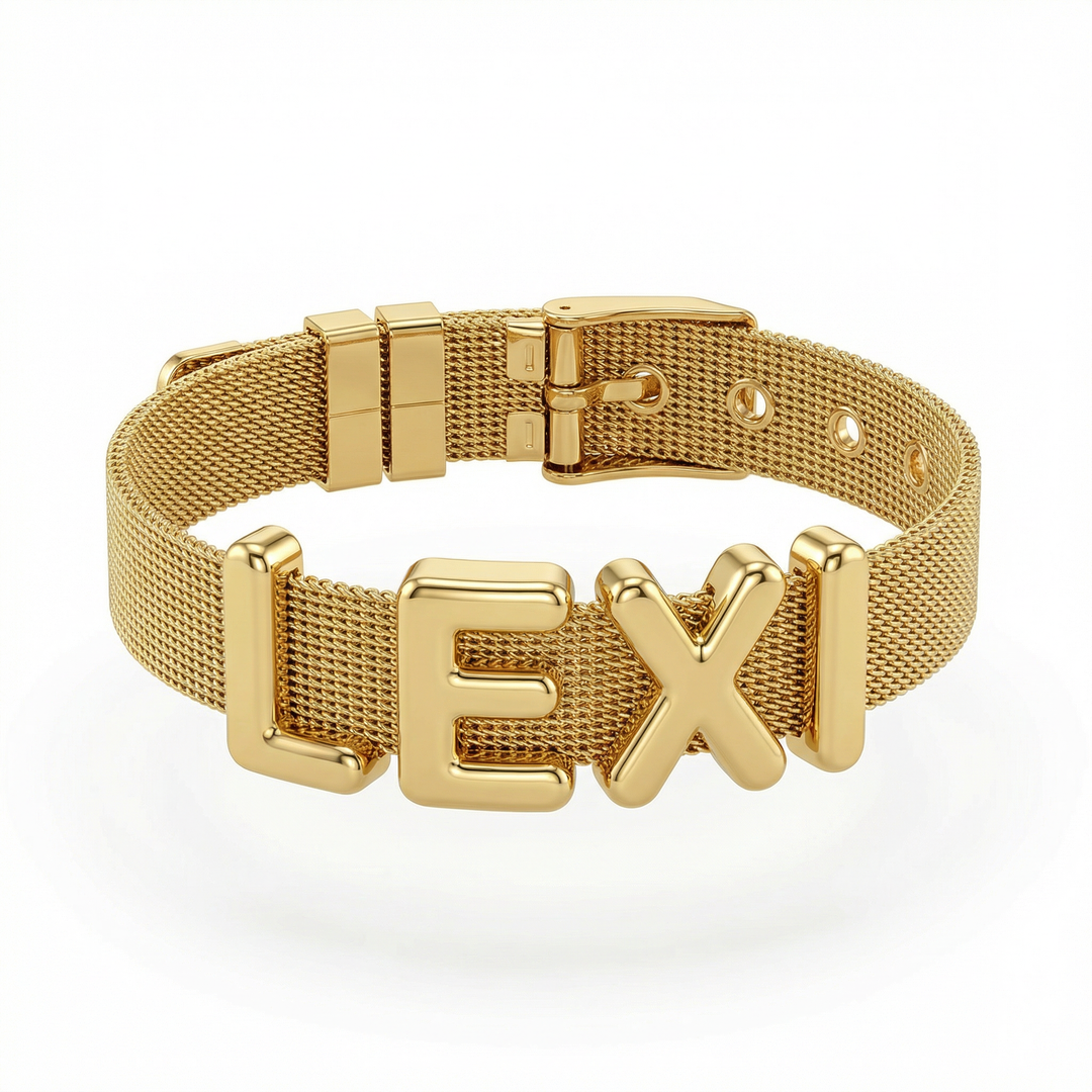 The Icon Bubble Name Bracelet