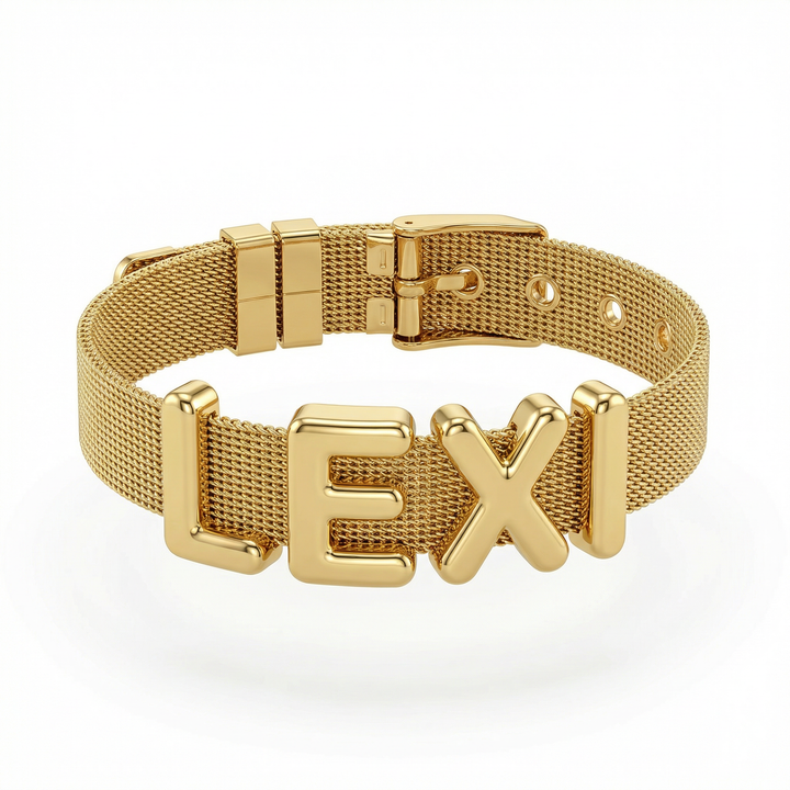 The Icon Bubble Name Bracelet