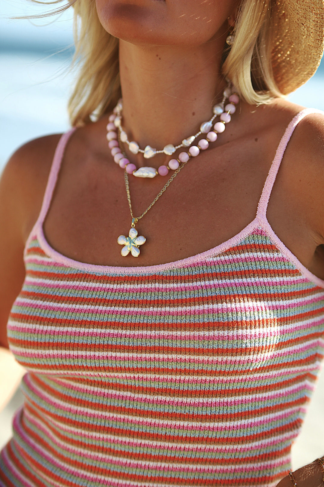 Pearl Flower Necklace