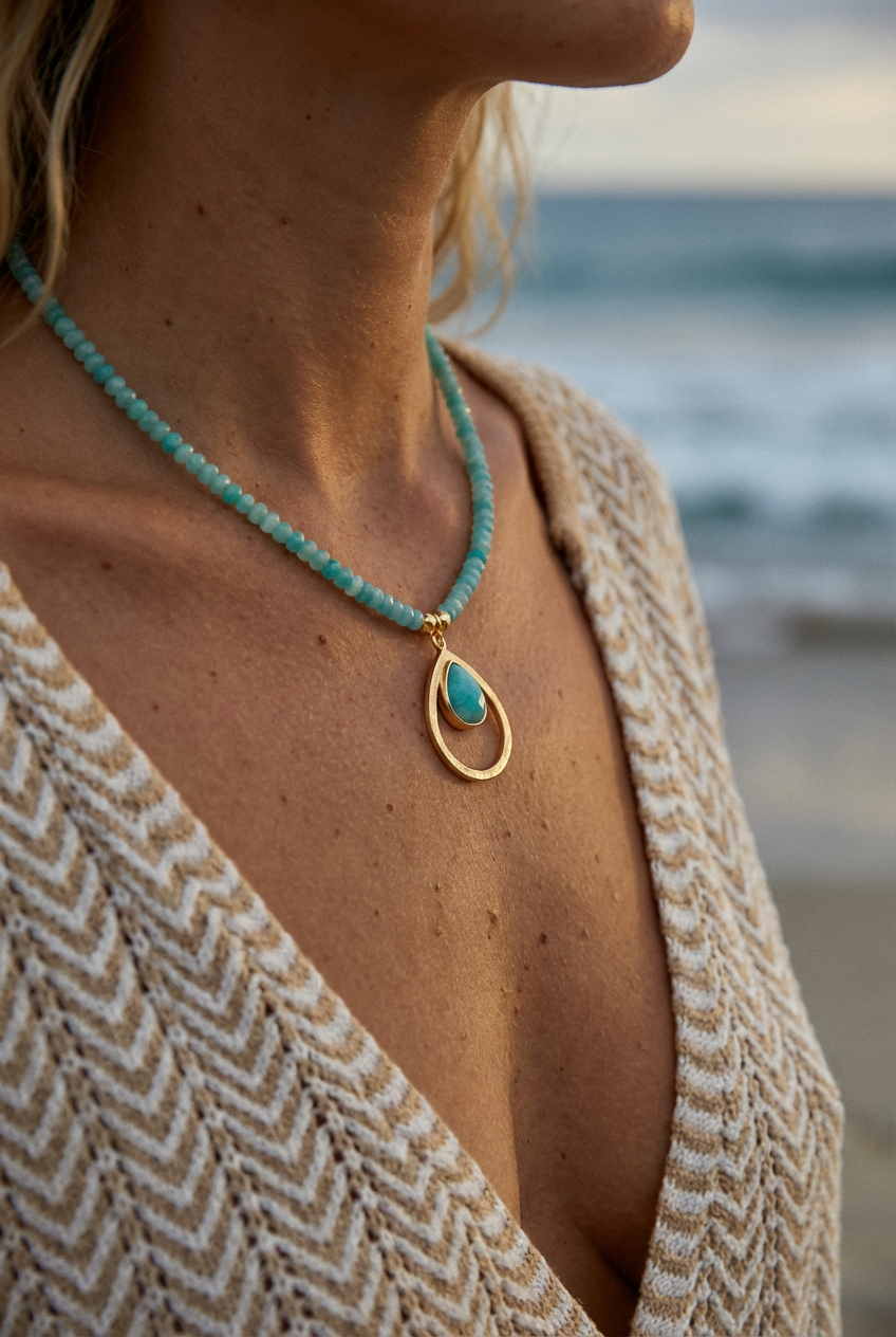 Aqua Grace Necklace
