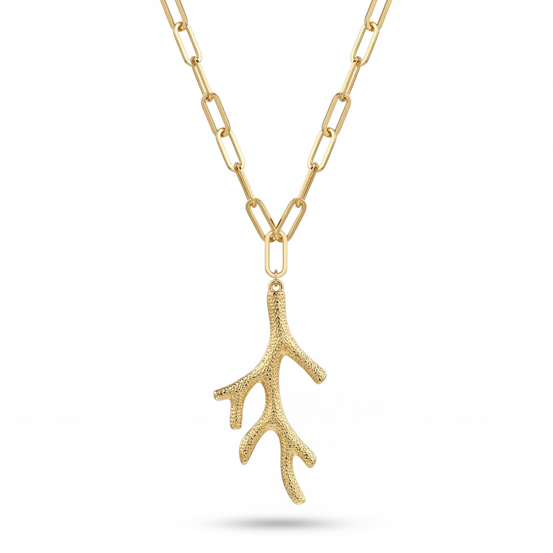 Golden reef necklace