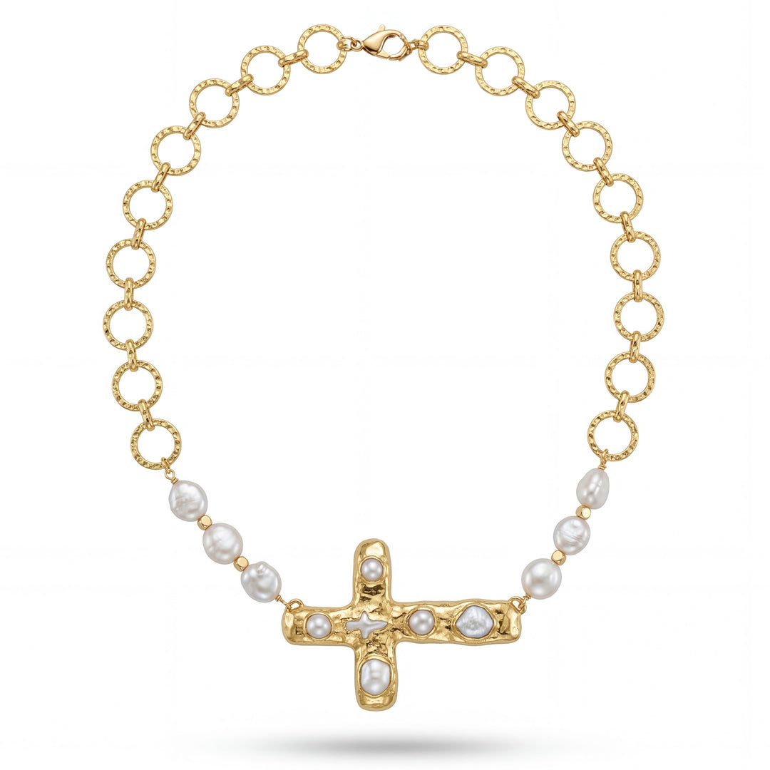 Saltair Cross Necklace