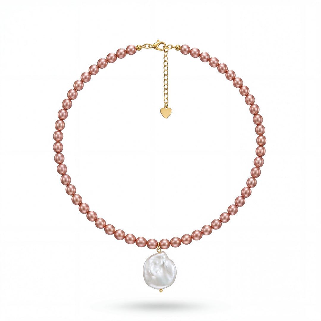 Seaside rose necklace