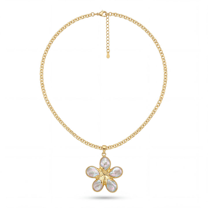 Pearl Flower Necklace