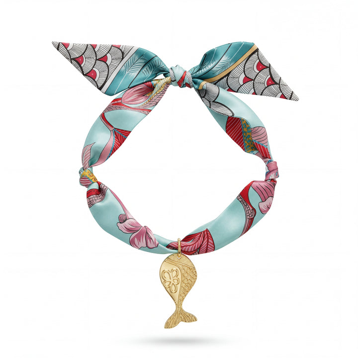 Amalfi scarf necklace