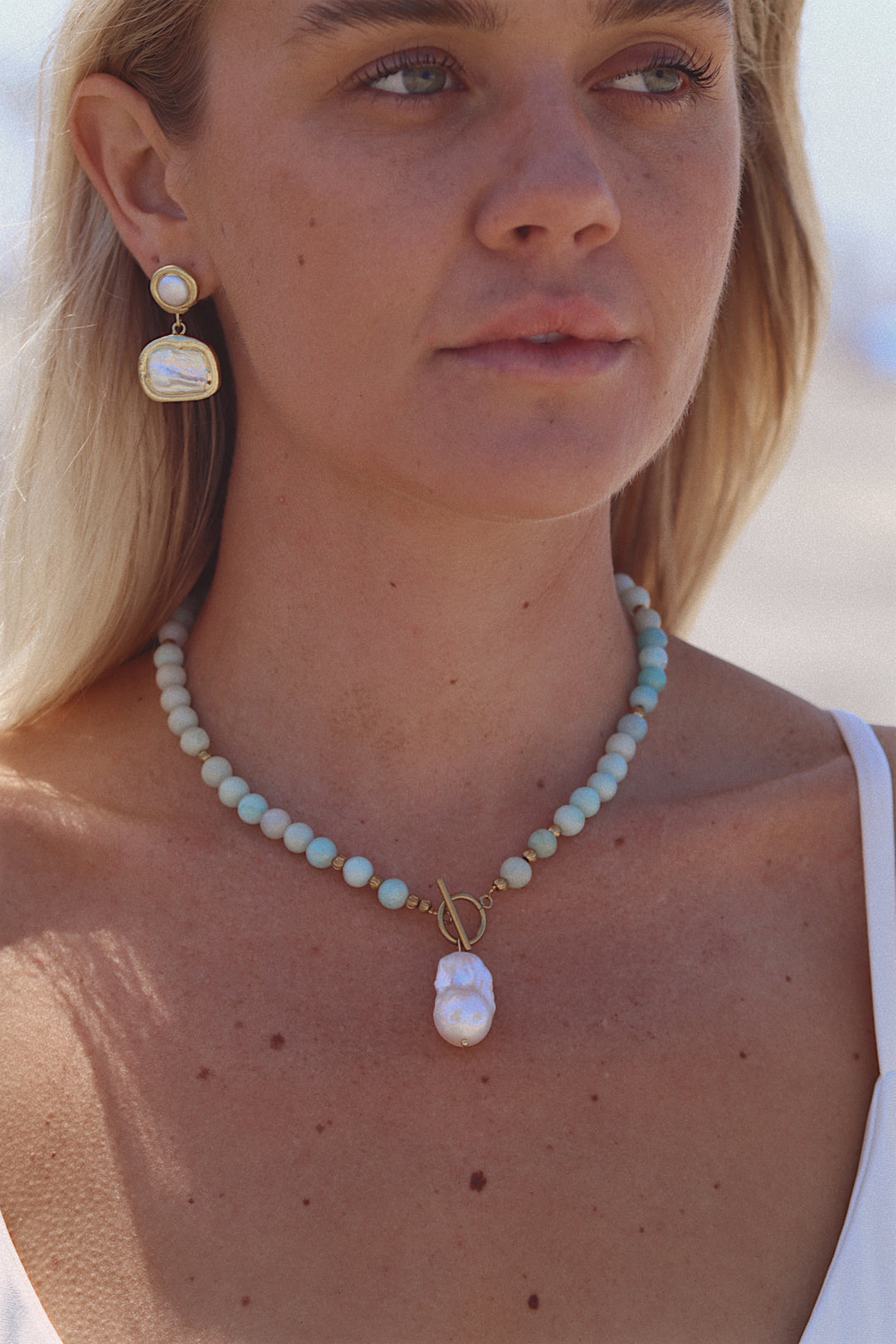Sea-foam Necklace
