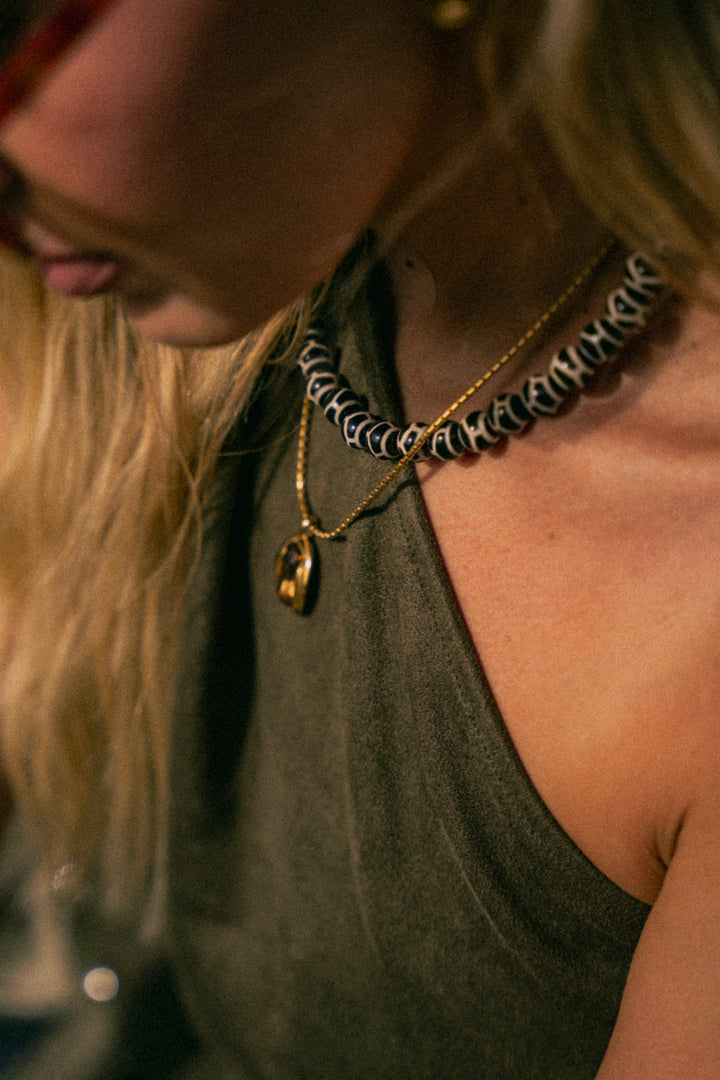 Delilah Necklace - Brown