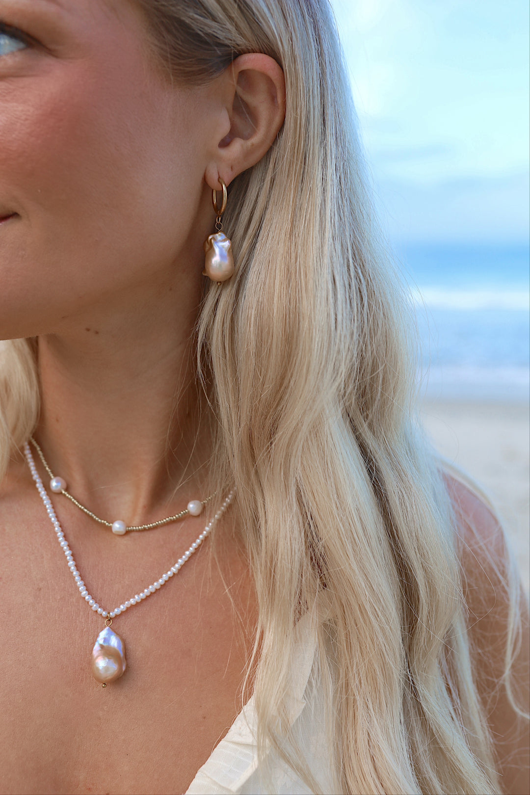 Morning tide earrings