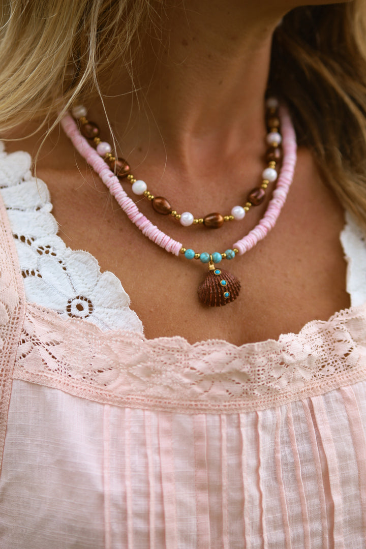 Chestnut Pearl Necklace