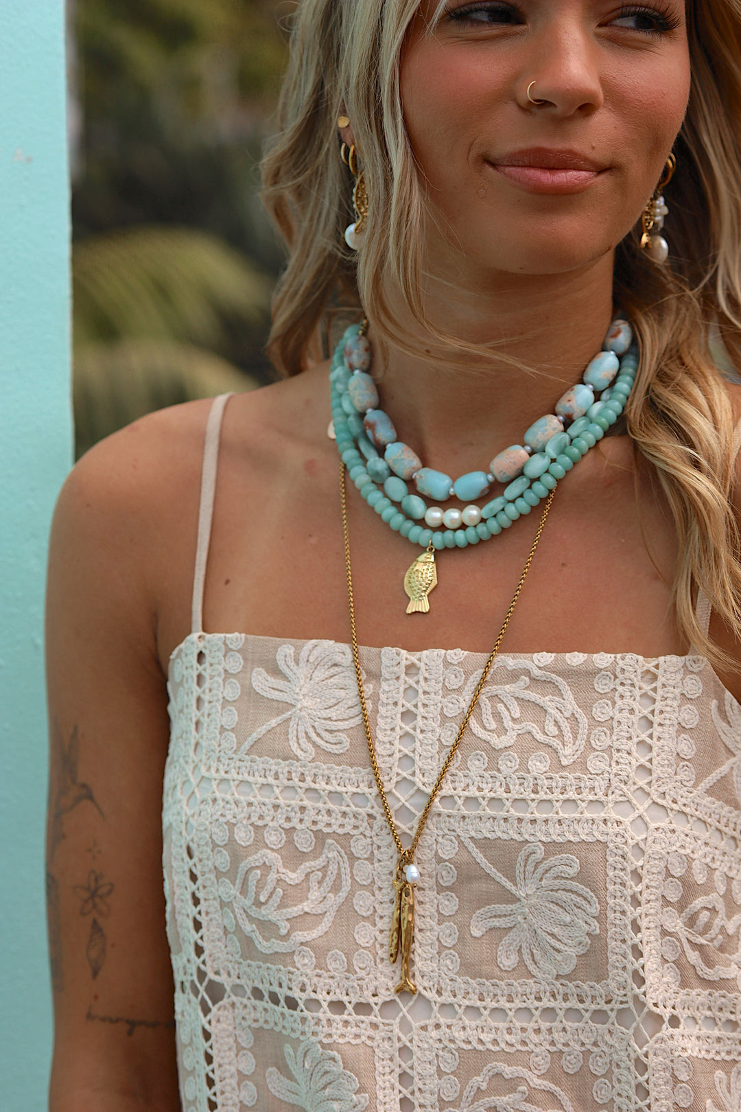 Pesca Mint Necklace