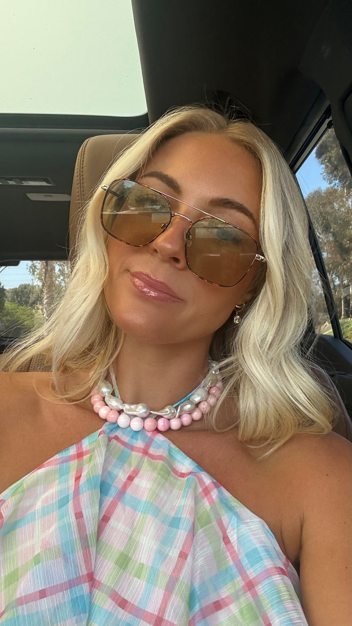 Pink Conch Colada Necklace