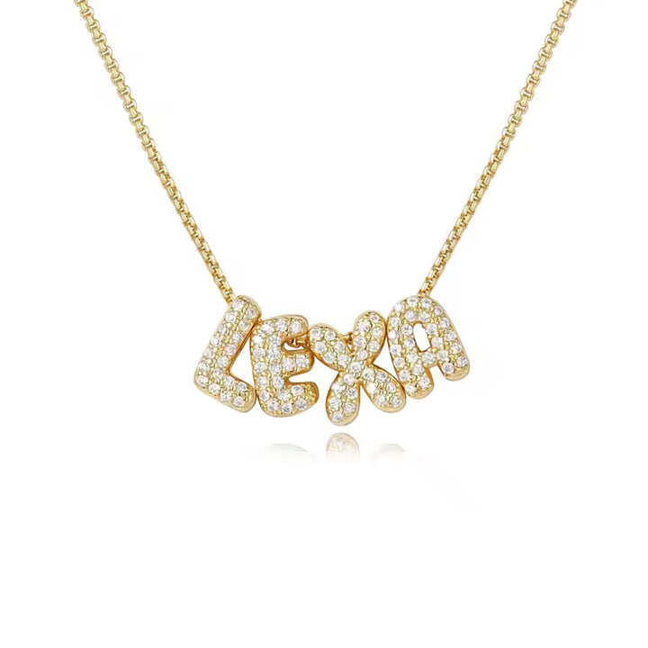 Bubble Name Necklace