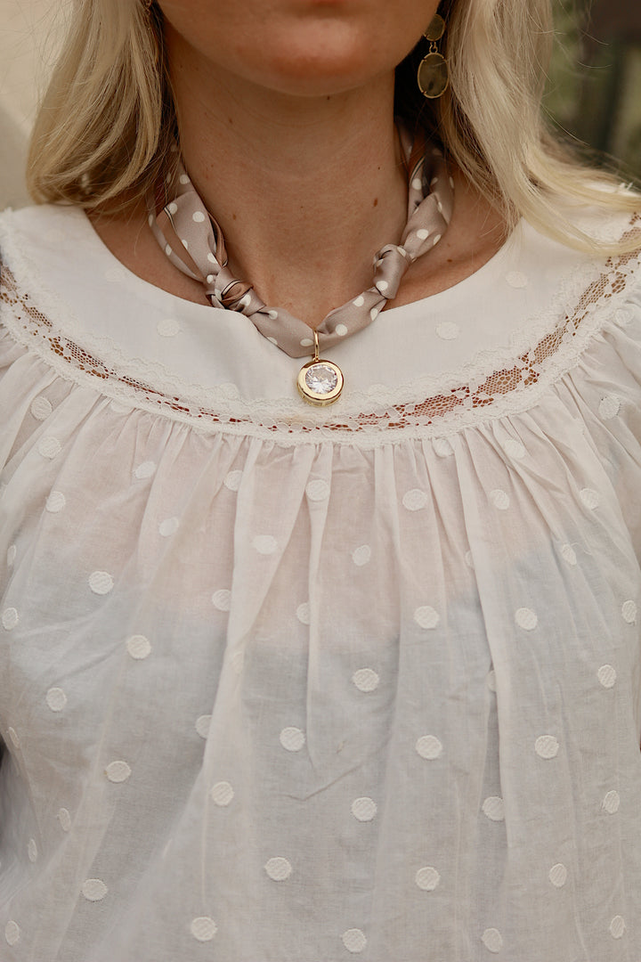 Pretty in Polka Necklace