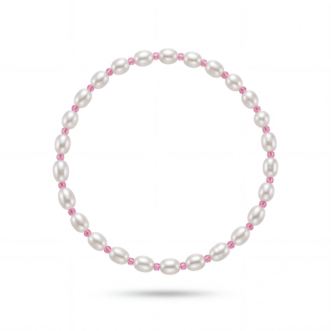 Pink Pearl Anklet