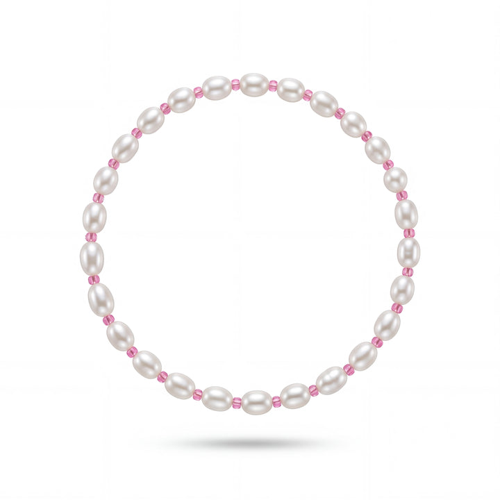 Pink Pearl Anklet