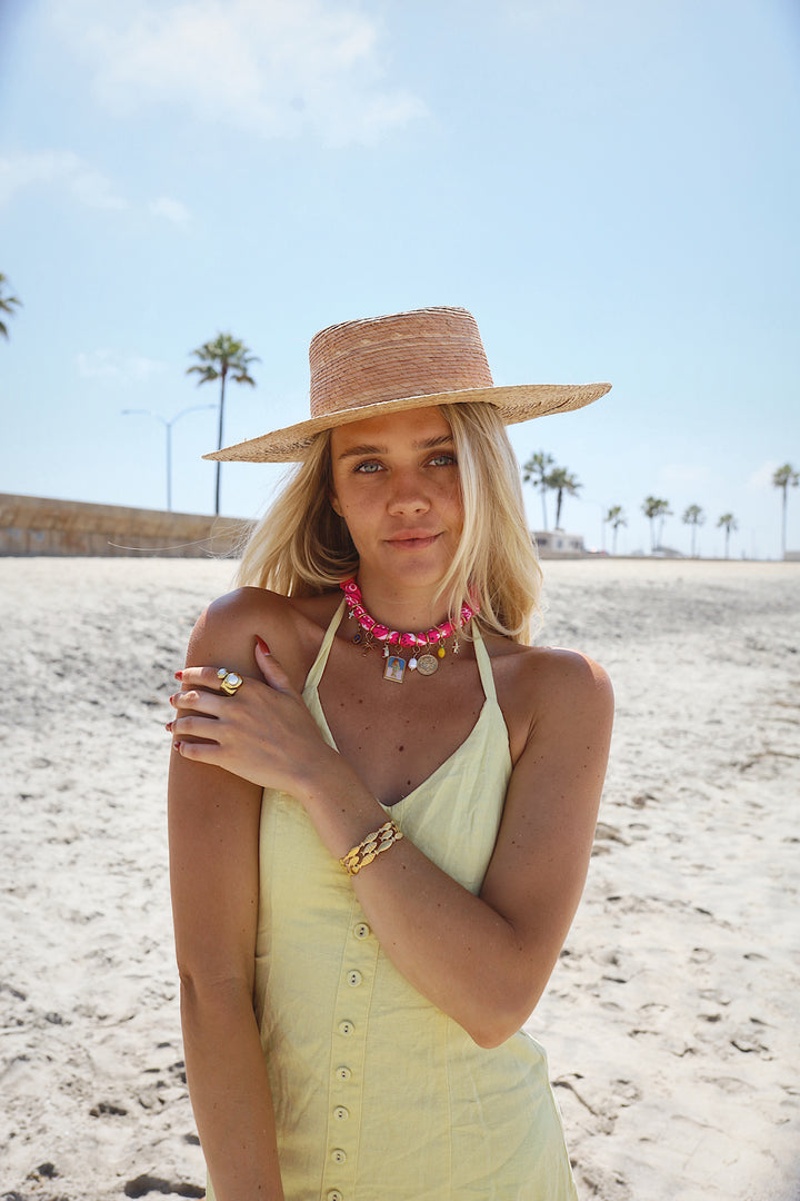 Salina Charm Scarf Necklace