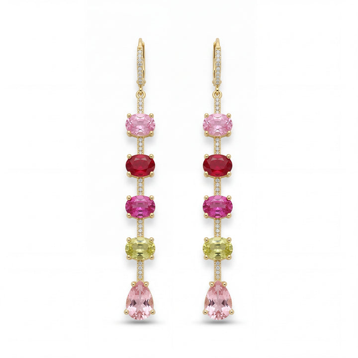 Petunia bloom earrings