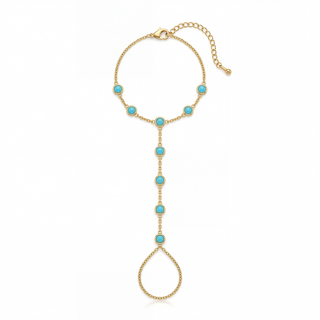 Turquoise Hand Chain
