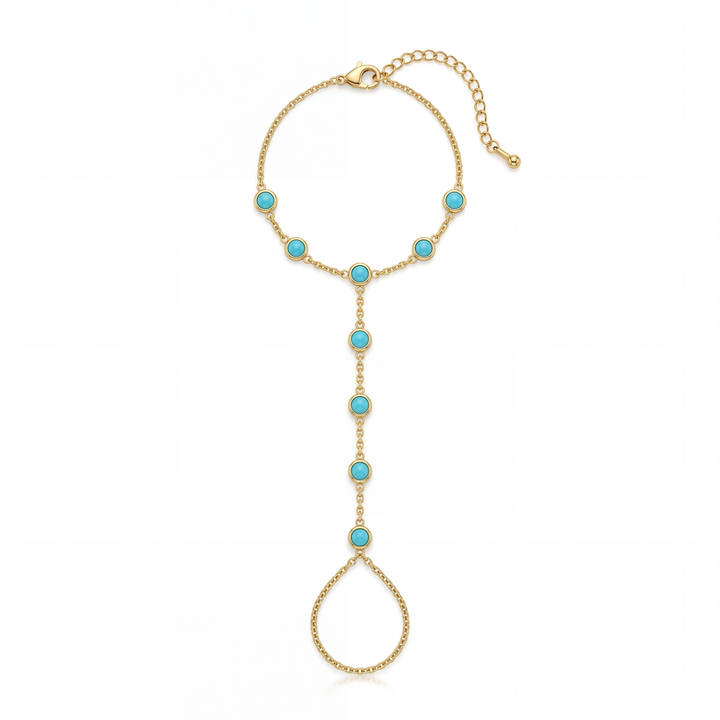Turquoise Hand Chain