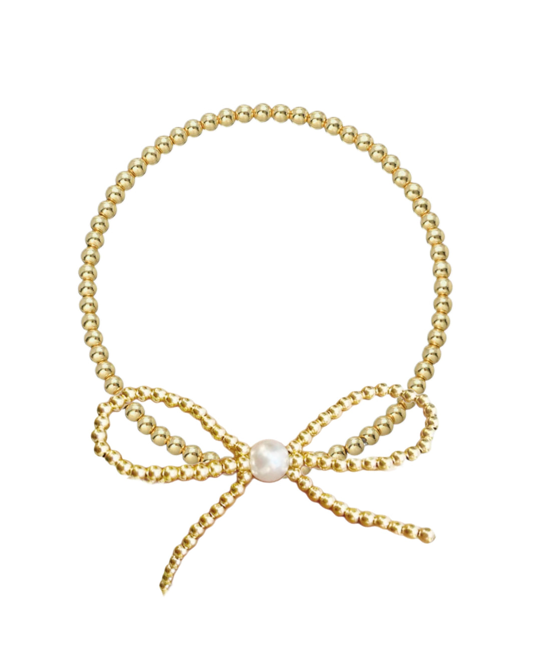 XL Bow beaded bracelet  image 0