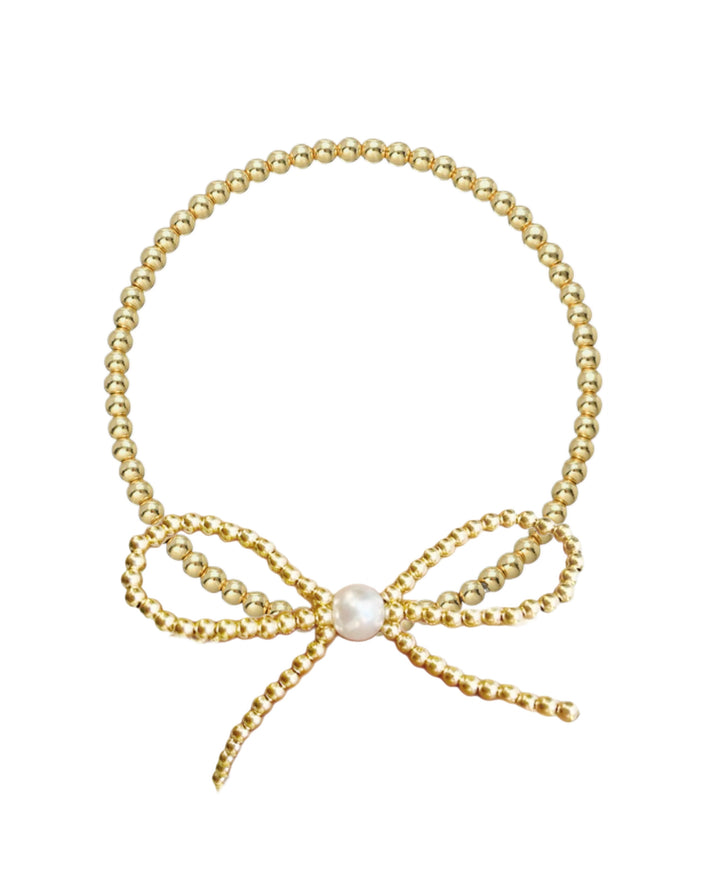 XL Bow beaded bracelet  image 0
