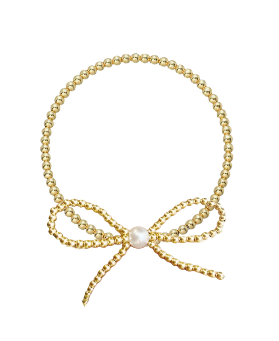 XL Bow beaded bracelet  image 0