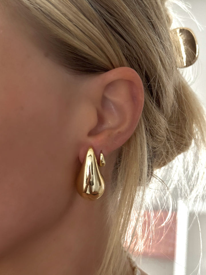 Gold Drop Studs  image 3